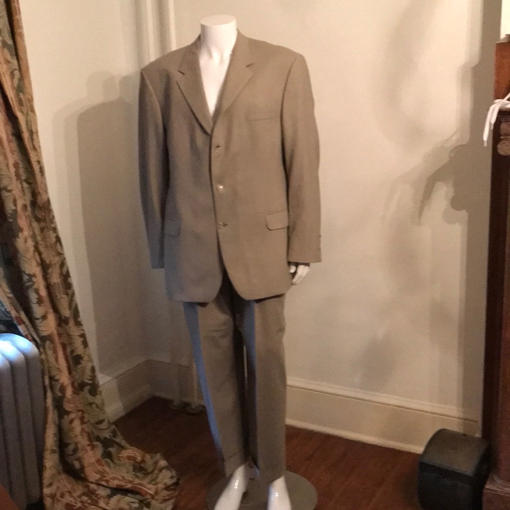 Andrew Fezza 2 piece suit jacket 46r pants 40